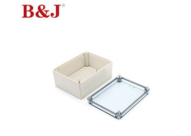 Clear Lid Electrical Enclosure Box Waterproof , Plastic Weatherproof Electrical Boxes